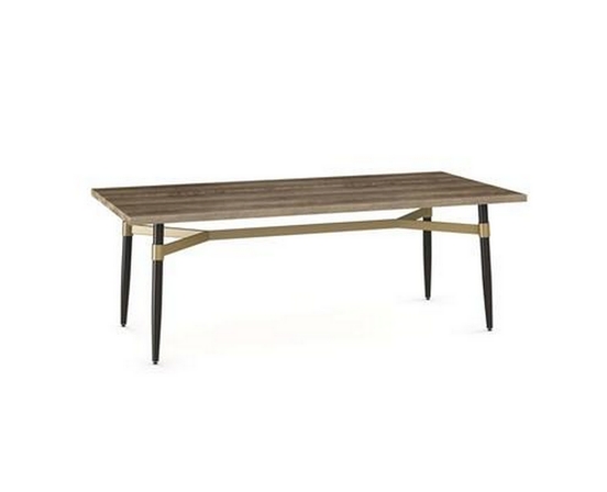 Link Dining Table with Trestle Base by Amisco
