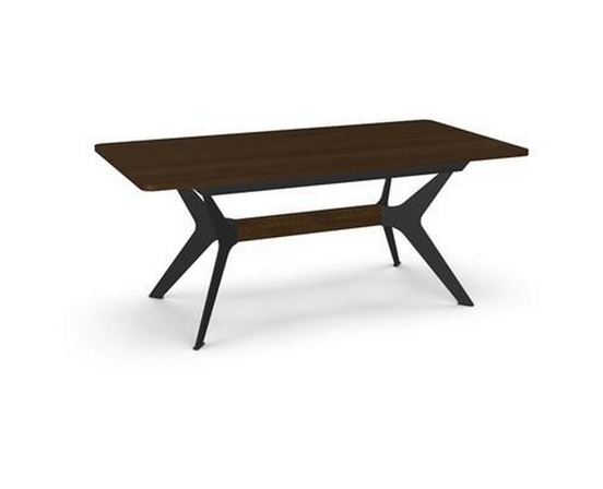Boomerang Dining Table with Trestle Base by Amisco