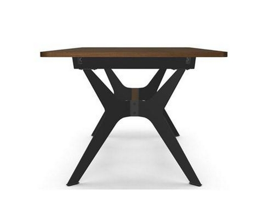 Boomerang Dining Table with Trestle Base by Amisco