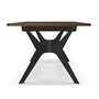 Boomerang Dining Table with Trestle Base by Amisco