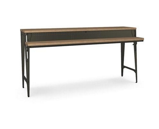 Elwood Counter Height Dining Table with Pedestal Base by Amisco