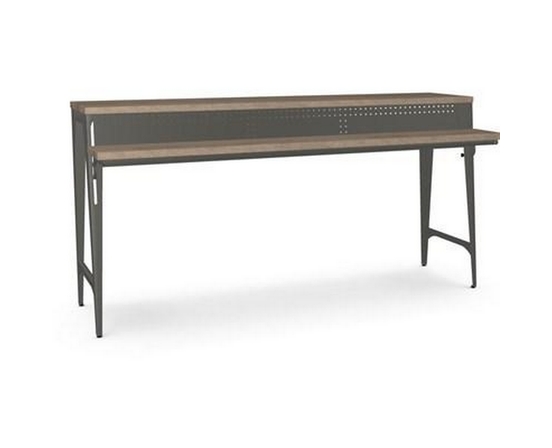 Elwood Counter Height Dining Table with Pedestal Base by Amisco