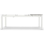 Zenith Dining Table with Glass Top by Amisco