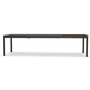 Zenith Dining Table with Glass Top by Amisco