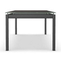 Zenith Dining Table with Glass Top by Amisco