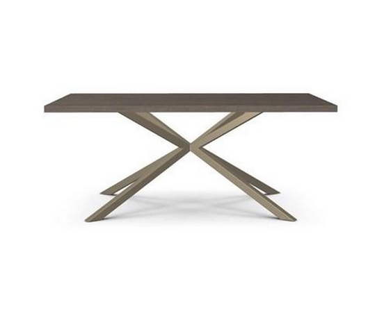 Asterisk Dining Table with Pedestal Base by Amisco
