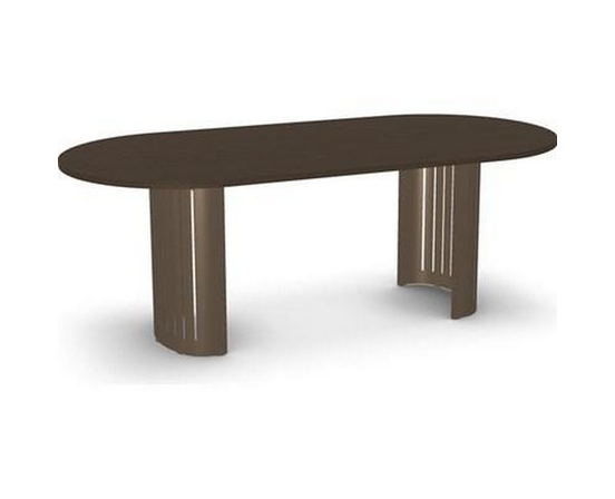Oval Rachel Dining Table with Pedestal Base by Amisco