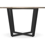 Round Ellington Dining Table with Pedestal Base by Amisco