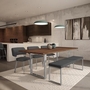 Burton Dining Table with Pedestal Base by Amisco