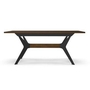 Boomerang Dining Table with Trestle Base by Amisco