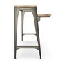 Elwood Counter Height Dining Table with Pedestal Base by Amisco