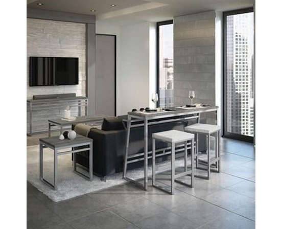 Crawford Counter Height Dining Table with Trestle Base by Amisco