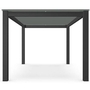 Ricard Dining Table with Glass Top by Amisco