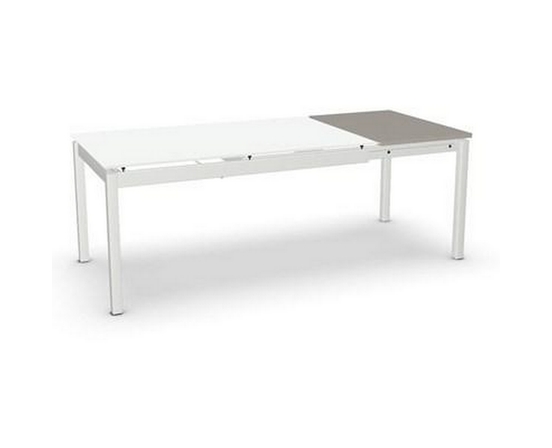 Zenith Dining Table with Glass Top by Amisco