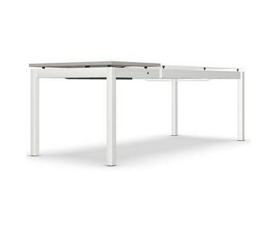 Zenith Dining Table with Glass Top by Amisco