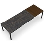 Zenith Dining Table with Glass Top by Amisco