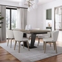 Amelia Dining Table with Pedestal Base by Amisco