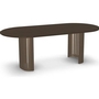 Oval Rachel Dining Table with Pedestal Base by Amisco