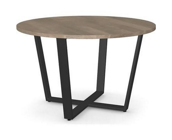 Round Ellington Dining Table with Pedestal Base by Amisco