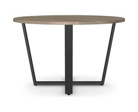 Round Ellington Dining Table with Pedestal Base by Amisco