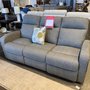 Fabric reclining sofa