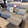 Fabric reclining sofa
