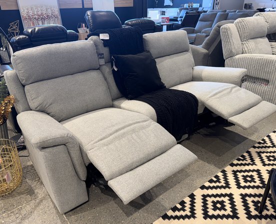 Palliser fabric reclining sofa