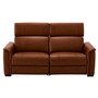 Motorized leather condo sofa
