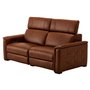 Motorized leather condo sofa