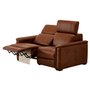Motorized leather loveseat