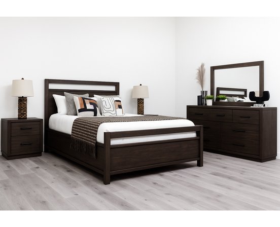 Queen Size 4-pc Vista Bedroom Set by Mako