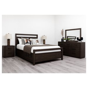Queen Size 4-pc Vista Bedroom Set by Mako