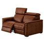 Motorized leather loveseat