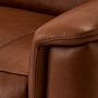 Motorized leather loveseat
