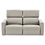 Motorized leather condo sofa