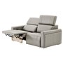 Motorized leather condo sofa