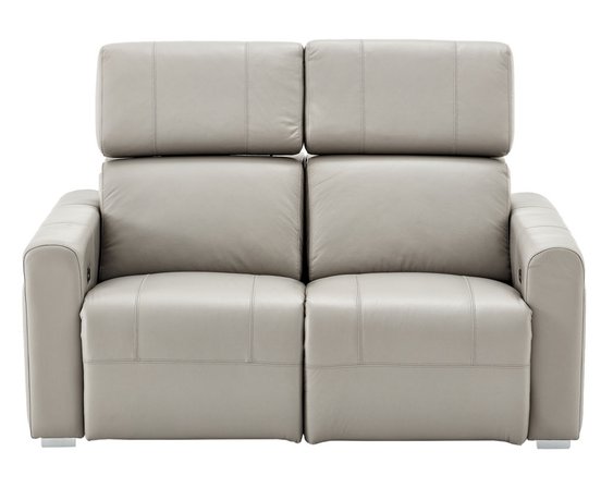 Motorized leather loveseat
