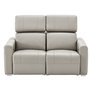 Motorized leather loveseat