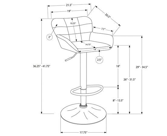 Counter stools (2)
