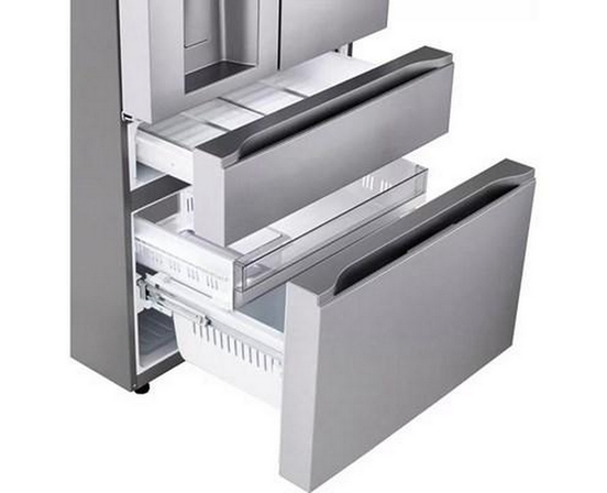 LG 29 Cu. Ft. Max™ 4-Door French Door Refrigerator With Mini Craft Ice™ And Full-Convert Drawer™ - LF29S9730S