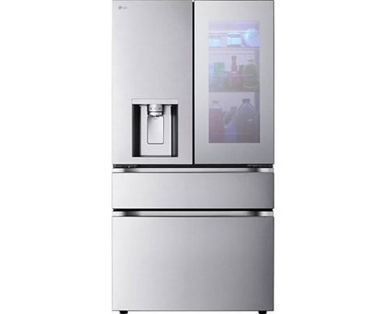 LG 36-Inch, 29 Cu. Ft. French 4-Door Refrigerator With Mirror Instaview® Mycolor® And Mini Craft Ice® - LF29S9775S