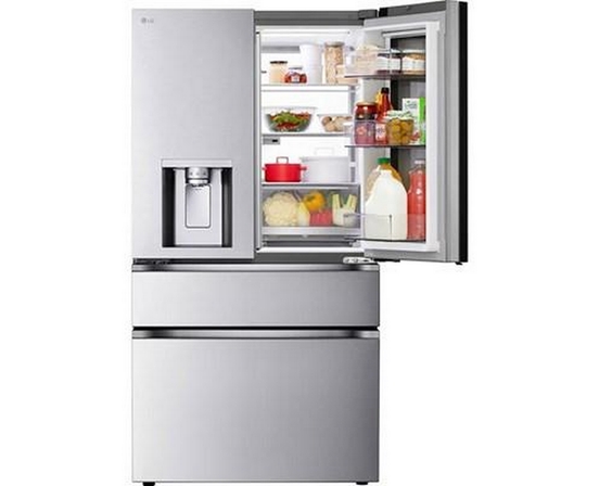 LG 36-Inch, 29 Cu. Ft. French 4-Door Refrigerator With Mirror Instaview® Mycolor® And Mini Craft Ice® - LF29S9775S
