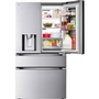 LG 36-Inch, 29 Cu. Ft. French 4-Door Refrigerator With Mirror Instaview® Mycolor® And Mini Craft Ice® - LF29S9775S