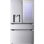 LG 36-Inch, 29 Cu. Ft. French 4-Door Refrigerator With Mirror Instaview® Mycolor® And Mini Craft Ice® - LF29S9775S