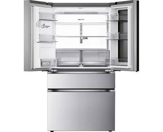 LG 36-Inch, 29 Cu. Ft. French 4-Door Refrigerator With Mirror Instaview® Mycolor® And Mini Craft Ice® - LF29S9775S