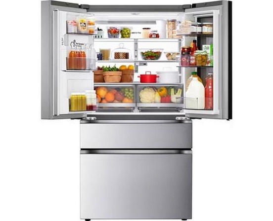 LG 36-Inch, 29 Cu. Ft. French 4-Door Refrigerator With Mirror Instaview® Mycolor® And Mini Craft Ice® - LF29S9775S
