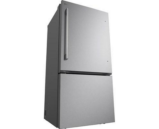 LG 33-Inch, 26 Cu. Ft. Freestanding Bottom Freezer Refrigerator With Interior Ice Maker - LB26H2200S