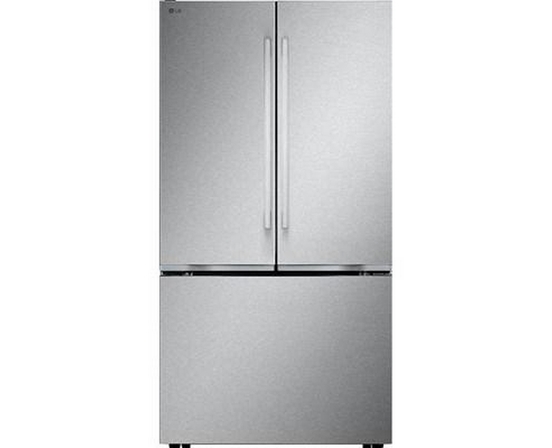 LG 36-Inch, 25.1 Cu. Ft. Counter-Depth Max® French 3-Door Refrigerator With Ice Maker - LF25BZH42S