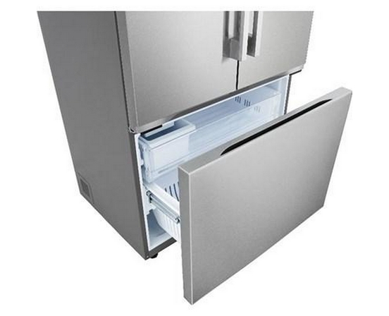 LG 36-Inch, 25.1 Cu. Ft. Counter-Depth Max® French 3-Door Refrigerator With Ice Maker - LF25BZH42S