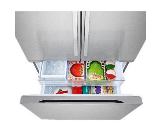 LG 36-Inch, 25.1 Cu. Ft. Counter-Depth Max® French 3-Door Refrigerator With Ice Maker - LF25BZH42S